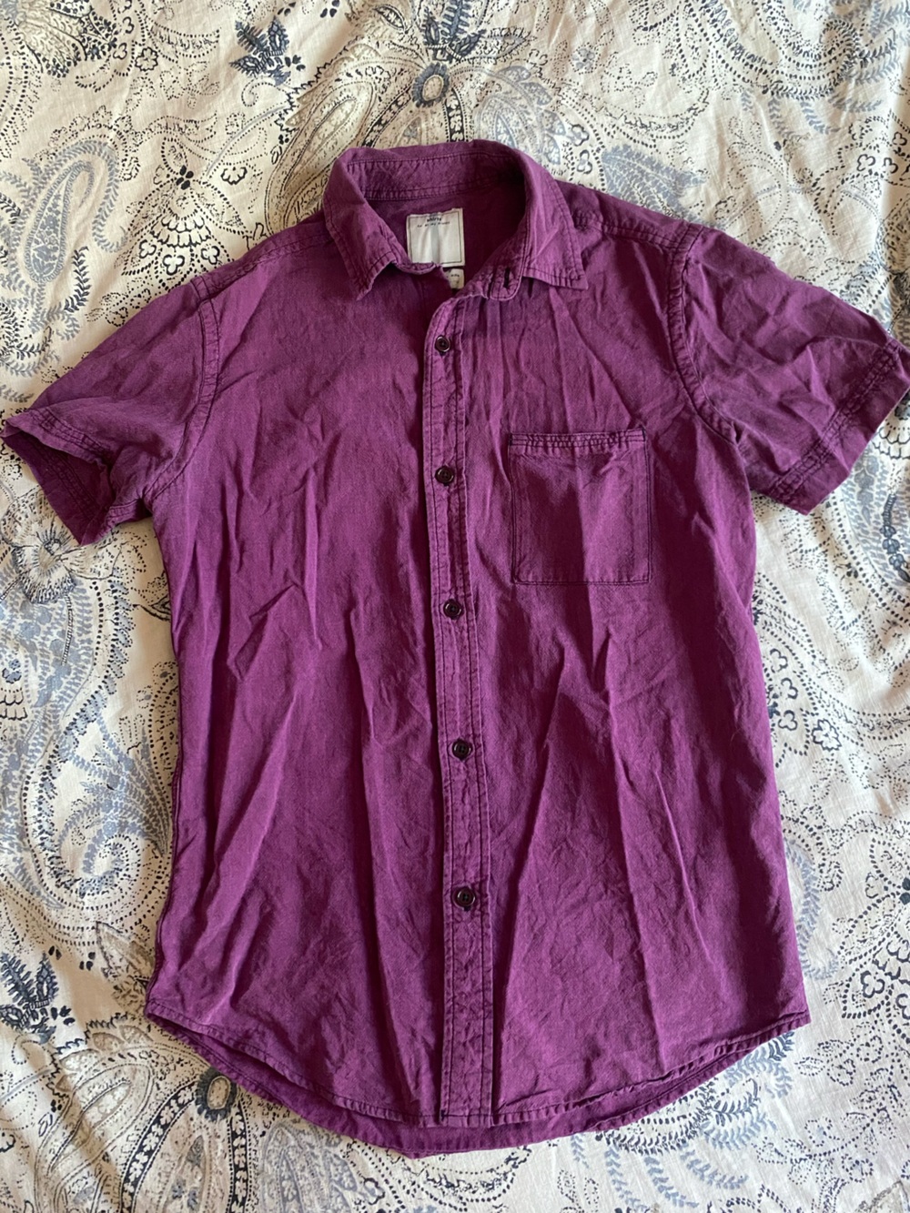 Shirts For All My Friends Button-Up Shirt - Berry Purple size XS